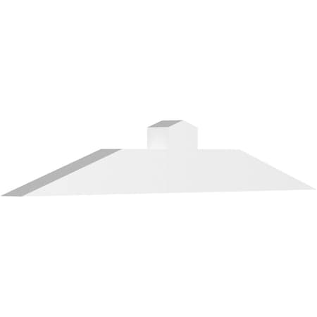 Ekena Millwork Portland Architectural Grade PVC Gable Bracket, 60"W x 10"H x 4"D x 6"F, 4/12 Pitch GBP060X10X0406POR00